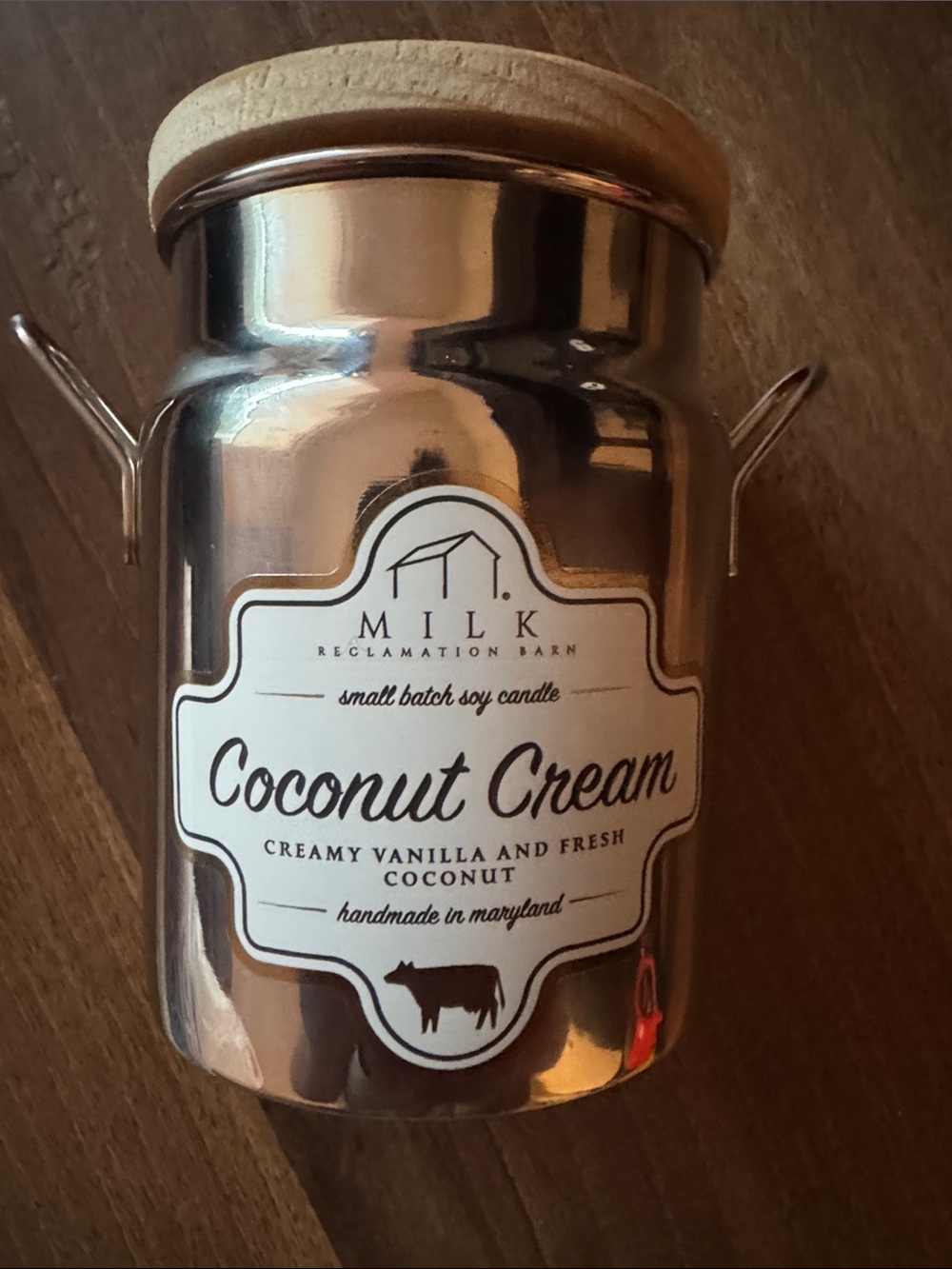 Milk Reclamation Barn "Coconut Cream" Soy Candle